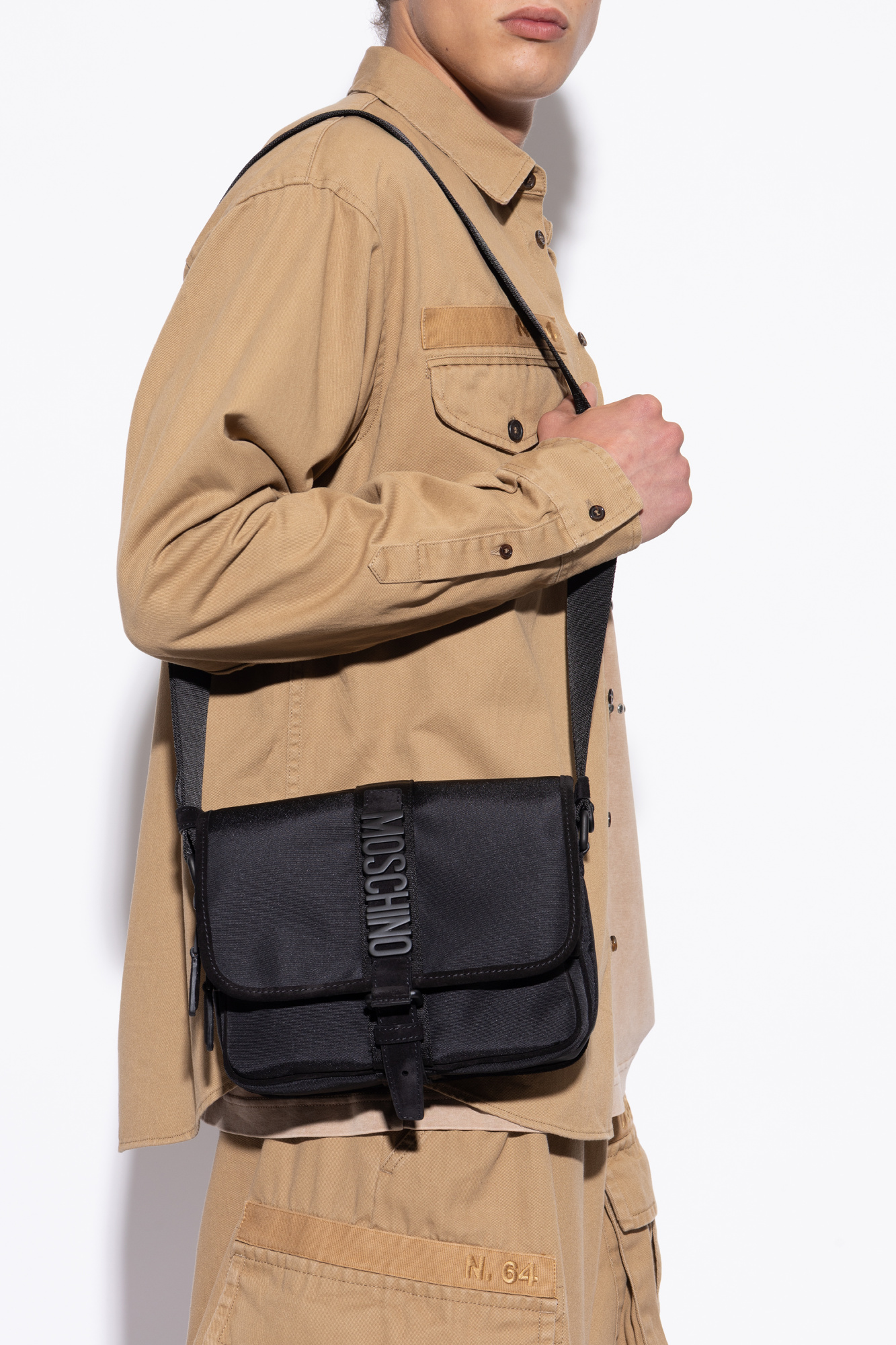 Black Shoulder bag with logo Moschino - Vitkac France